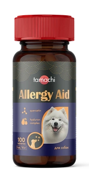 TAMACHI Allergy Aid Витамины для собак средних и крупных пород от аллергии