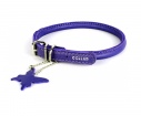 Купить СКИДКА collar ошейник круглый для длинношерстых собак (фиолетовый)