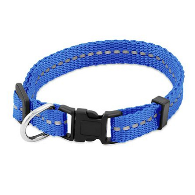Купить СКИДКА saival standart Лайт СВ ошейник светоотражающий для собак, синий