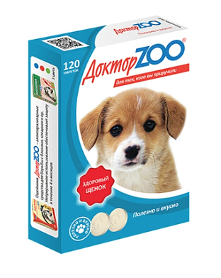 ДОКТОР ZOO Кормовая добавка для щенков