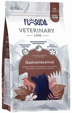 FLORIDA vet GASTROINTESTINAL сухой корм для собак при расстройствах пищеварения, нарушениях абсорбции в период восстановления