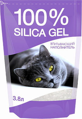 N1 наполнитель для кошек силикагелевый 100% Silica Gel