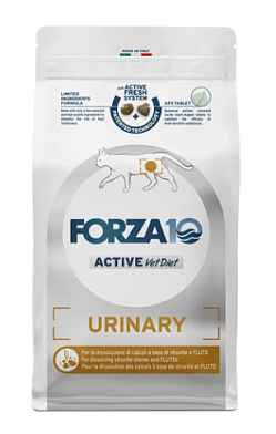 Forza10 Active VetDiet URINARY сухой диетический корм для взрослых кошек при заболеваниях мочевыводящих путей